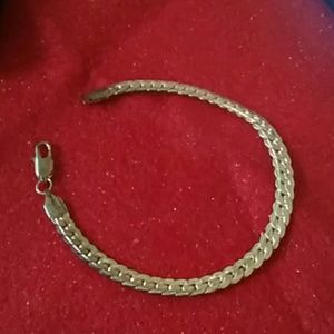 Silver chain bracelet